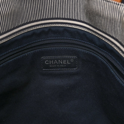 Chanel Denim Large Shopping Tote Blue 7 of 11
