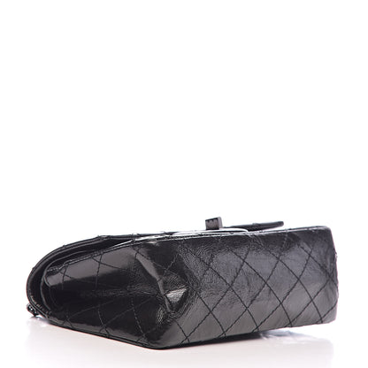 Chanel Shiny Aged Calfskin Quilted 2.55 Reissue 224 Flap So Black 4 of 10