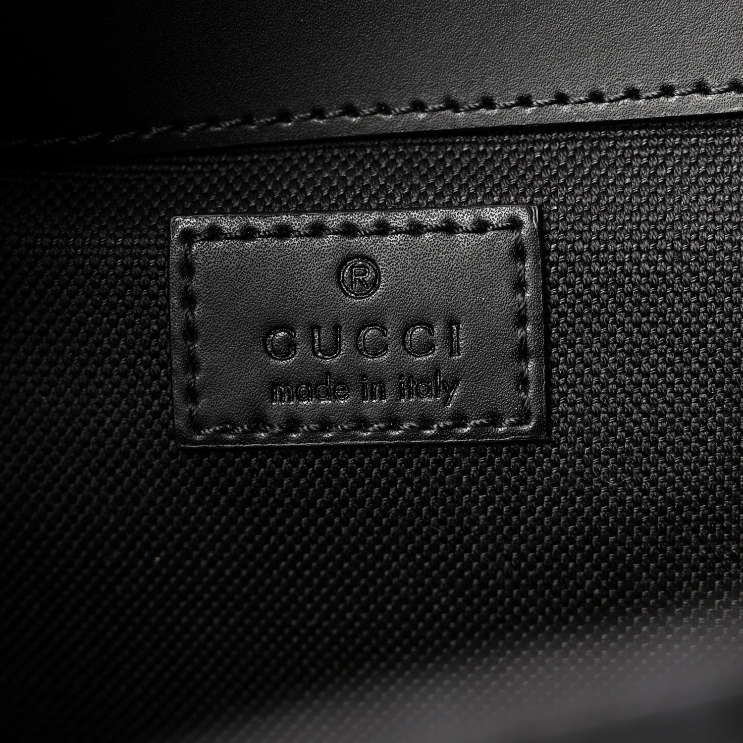 Gucci Soft GG Supreme Monogram Calfskin Web Double Buckle Backpack Black 6 of 10