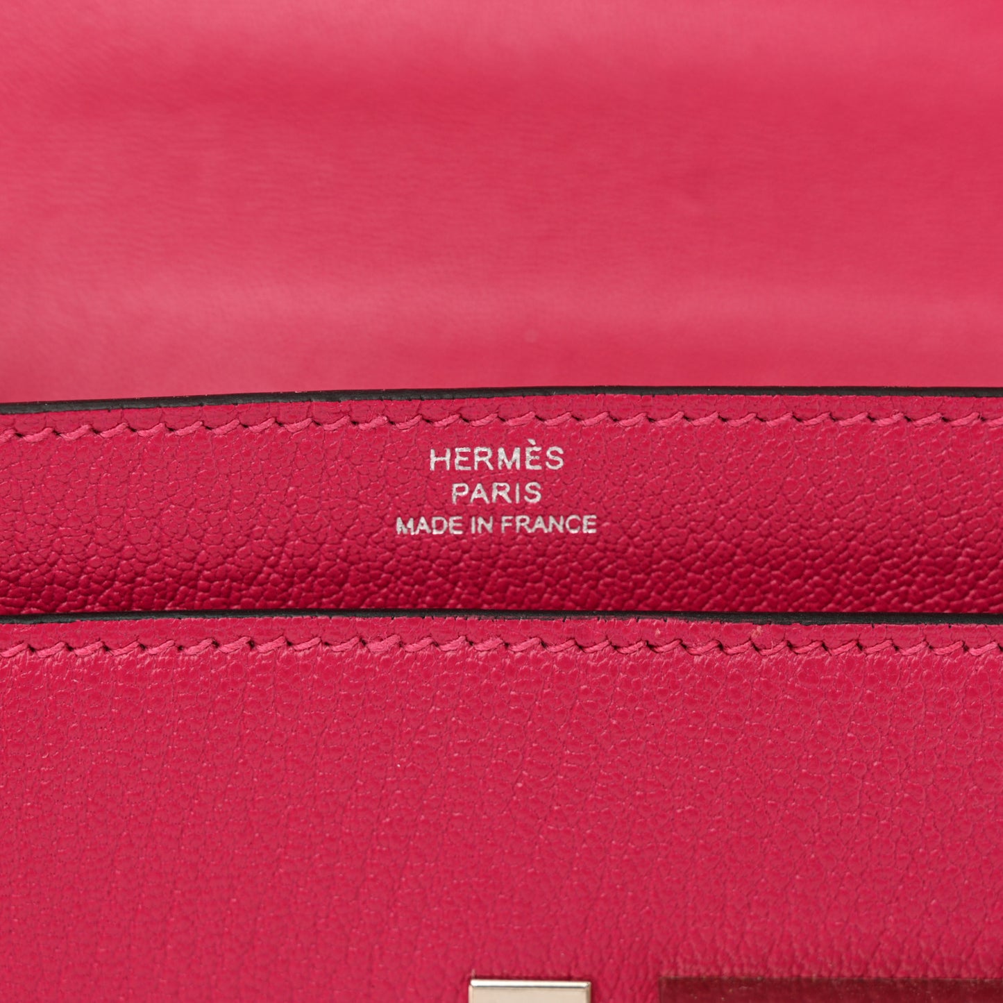 Chevre Mysore Mini Verrou Large Strap Bag Rose Mexico