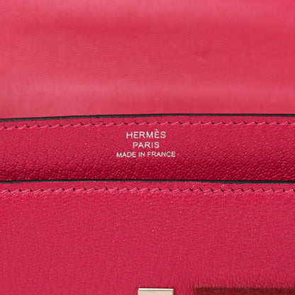 Hermes Chevre Mysore Mini Verrou Large Strap Bag Rose Mexico 6 of 11