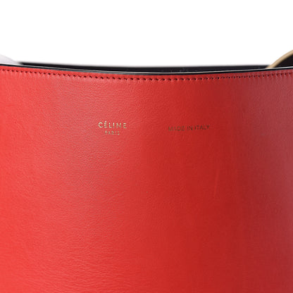 Celine Shiny Smooth Calfskin Small Twisted Cabas Chili Pale Pink 7 of 11
