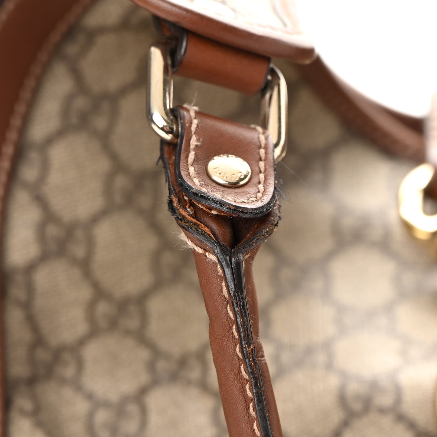 GG Plus Monogram Large Joy Shoulder Bag Brown