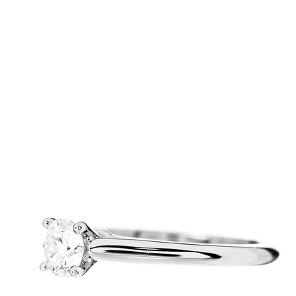 Cartier Platinum Diamond .40ct Solitaire Engagement Ring 48 4.5 3 of 7