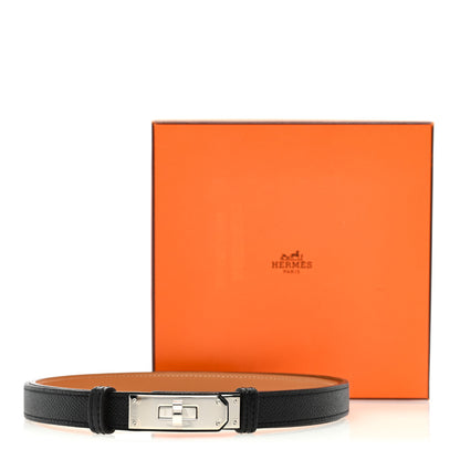 Hermes Epsom Kelly Belt Black 4 of 4
