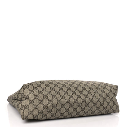 Gucci GG Plus Monogram Medium Signature Web Loop Tote Brown 4 of 9