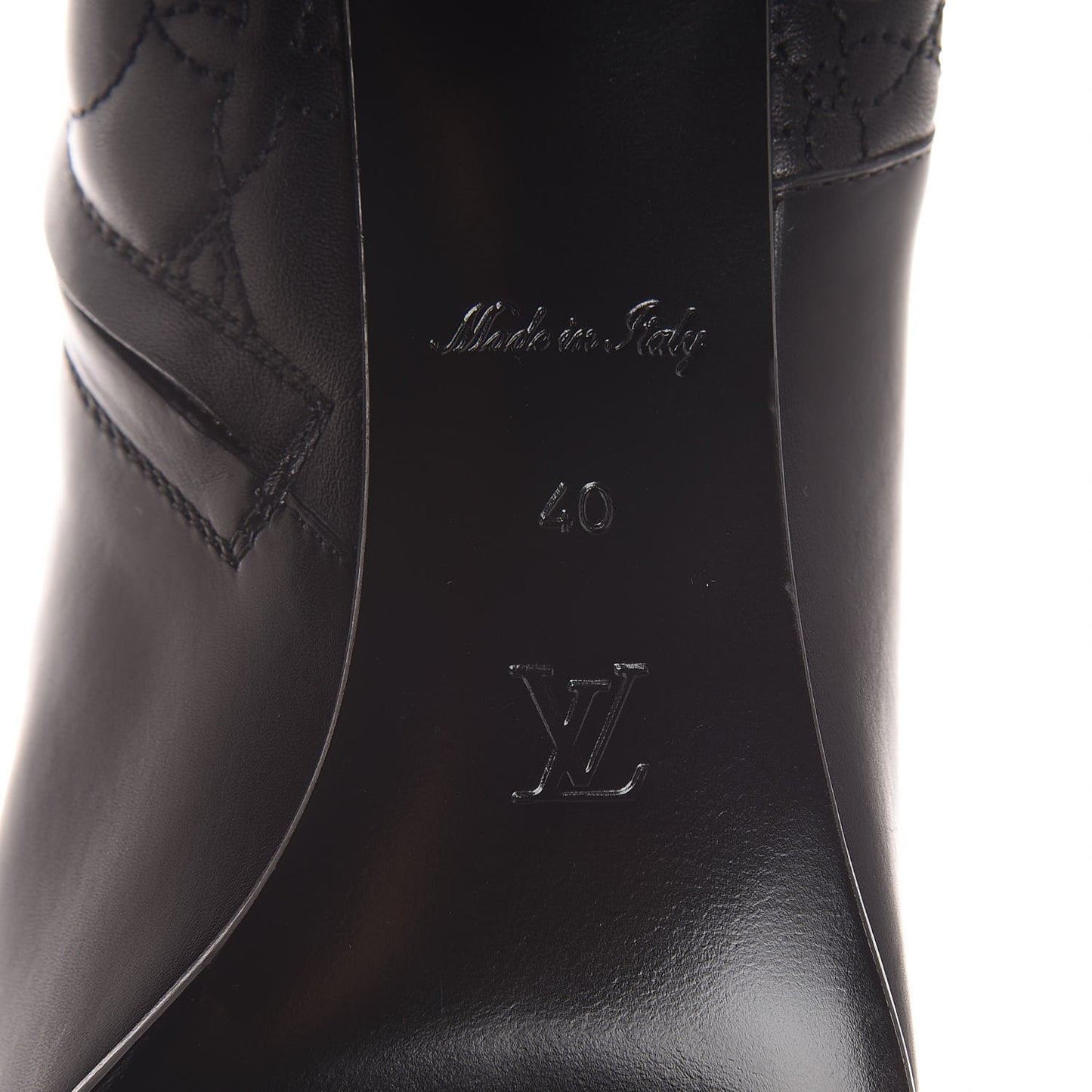 Lambskin Upstage Ankle Boots 40 Black