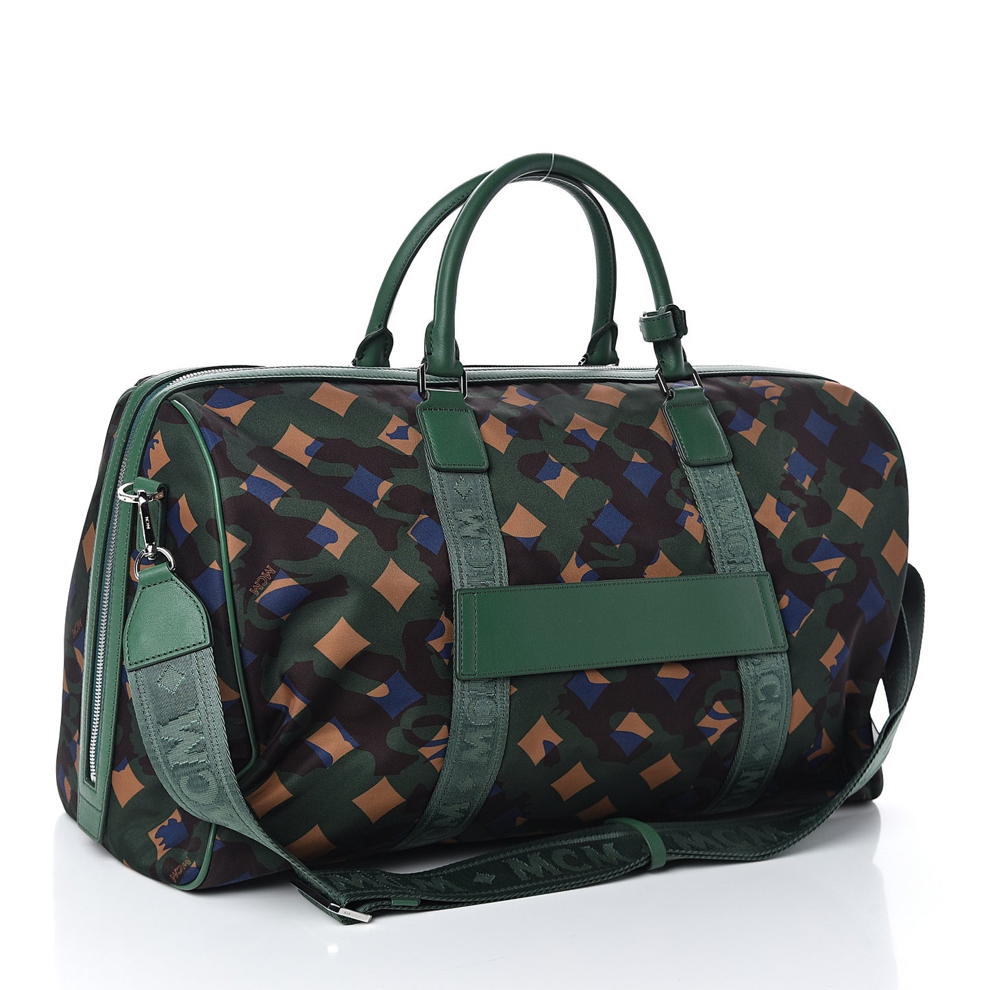 Nylon Camo Dieter Munich Weekender Bag Green