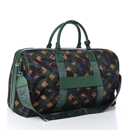 MCM Nylon Camo Dieter Munich Weekender Bag Green 2 of 8