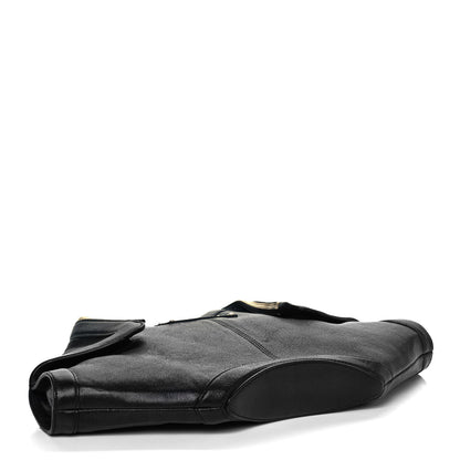Alexander McQueen Calfskin De Manta Clutch Black 3 of 8
