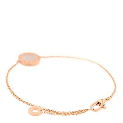 Bulgari 18K Rose Gold Mother of Pearl BVLGARI BVLGARI Chain Bracelet 2 of 3