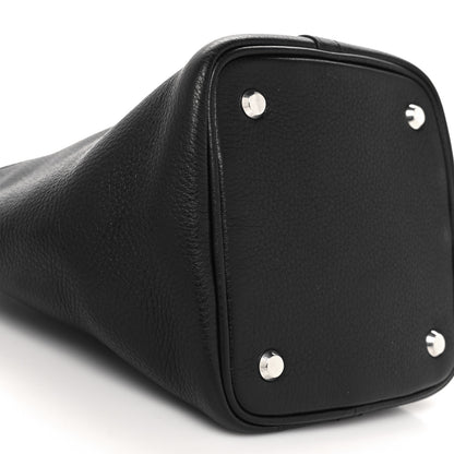 Balenciaga Grained Calfskin Small Locker Hobo Black 8 of 9