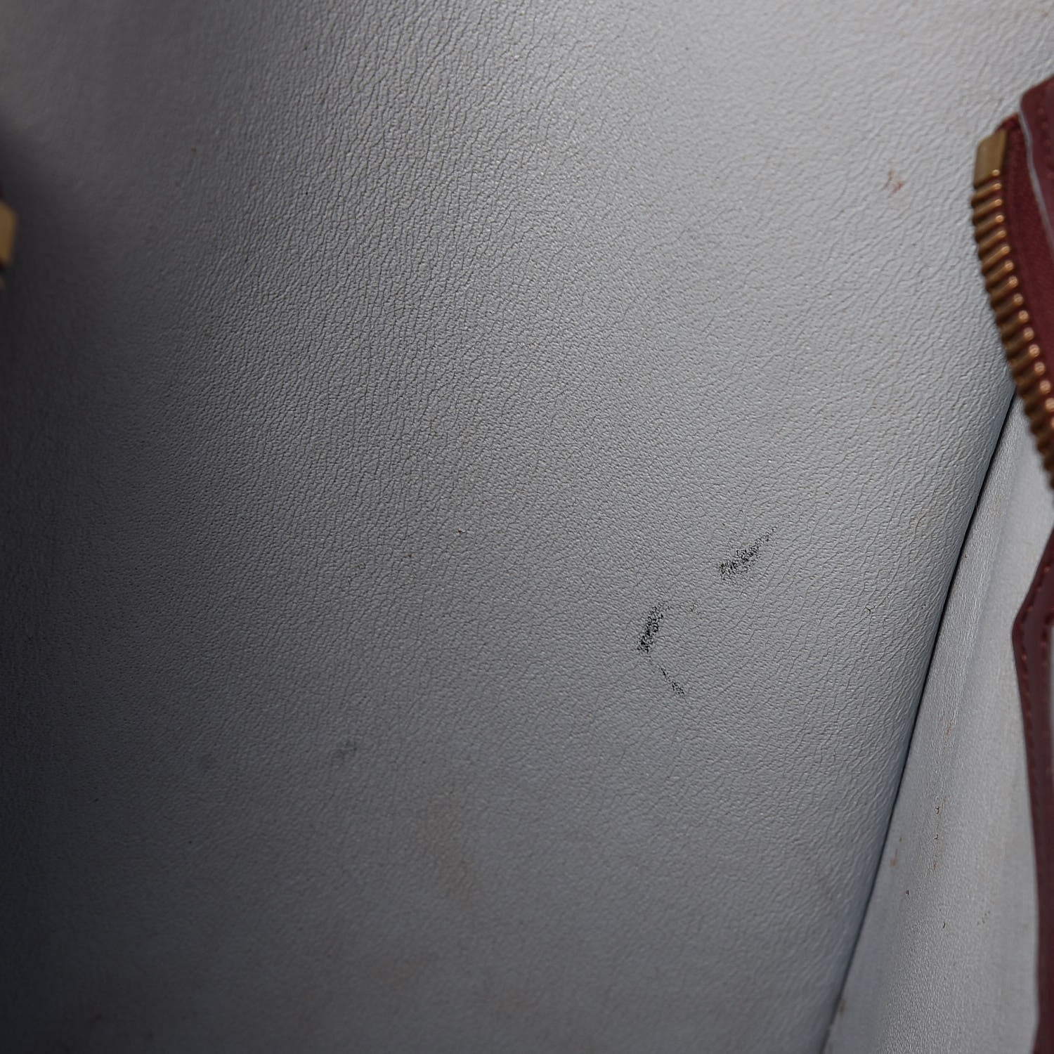 Celine Palmelato Micro Luggage Burgundy Azur Blue 20 of 23