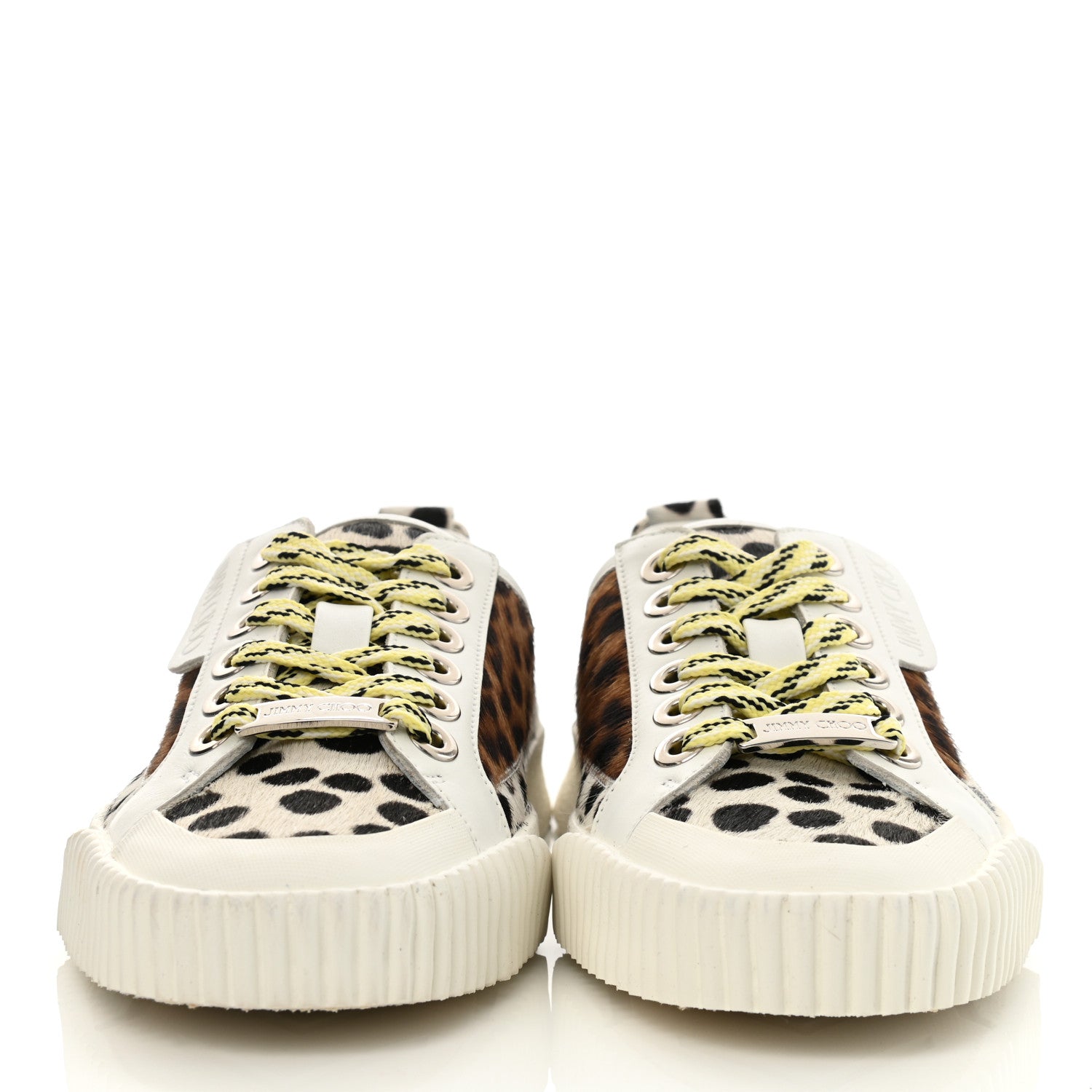 Jimmy Choo Pony Hair Impala Low Sneakers 36 Sugar Mix 2 of 8