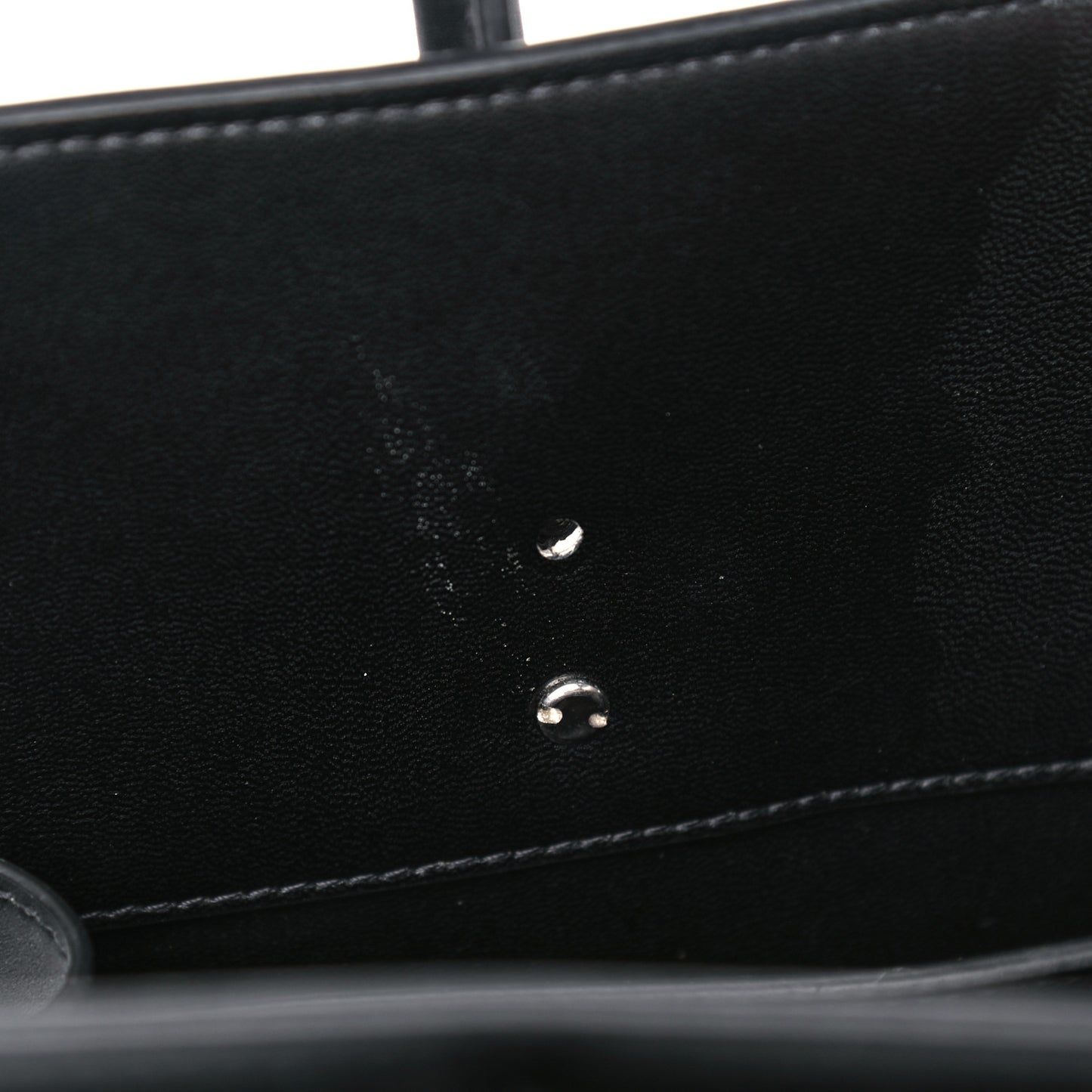Smooth Calfskin Small Horizon Satchel Black