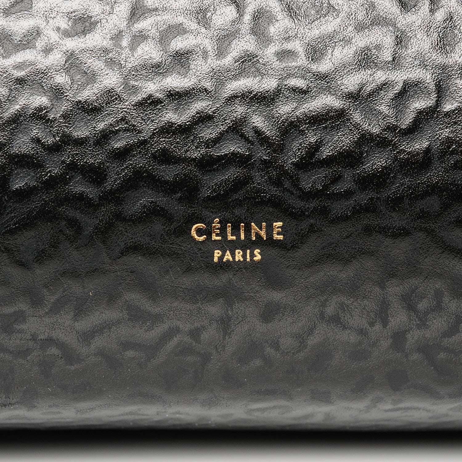 Celine Calfskin Astrakhan Embossed Small Belt Bag Black 6 of 7