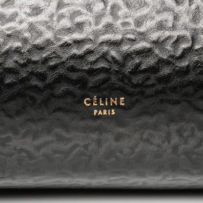 Celine Calfskin Astrakhan Embossed Small Belt Bag Black 6 of 7