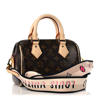Louis Vuitton Monogram Speedy Bandouliere 20 Black 3 of 9