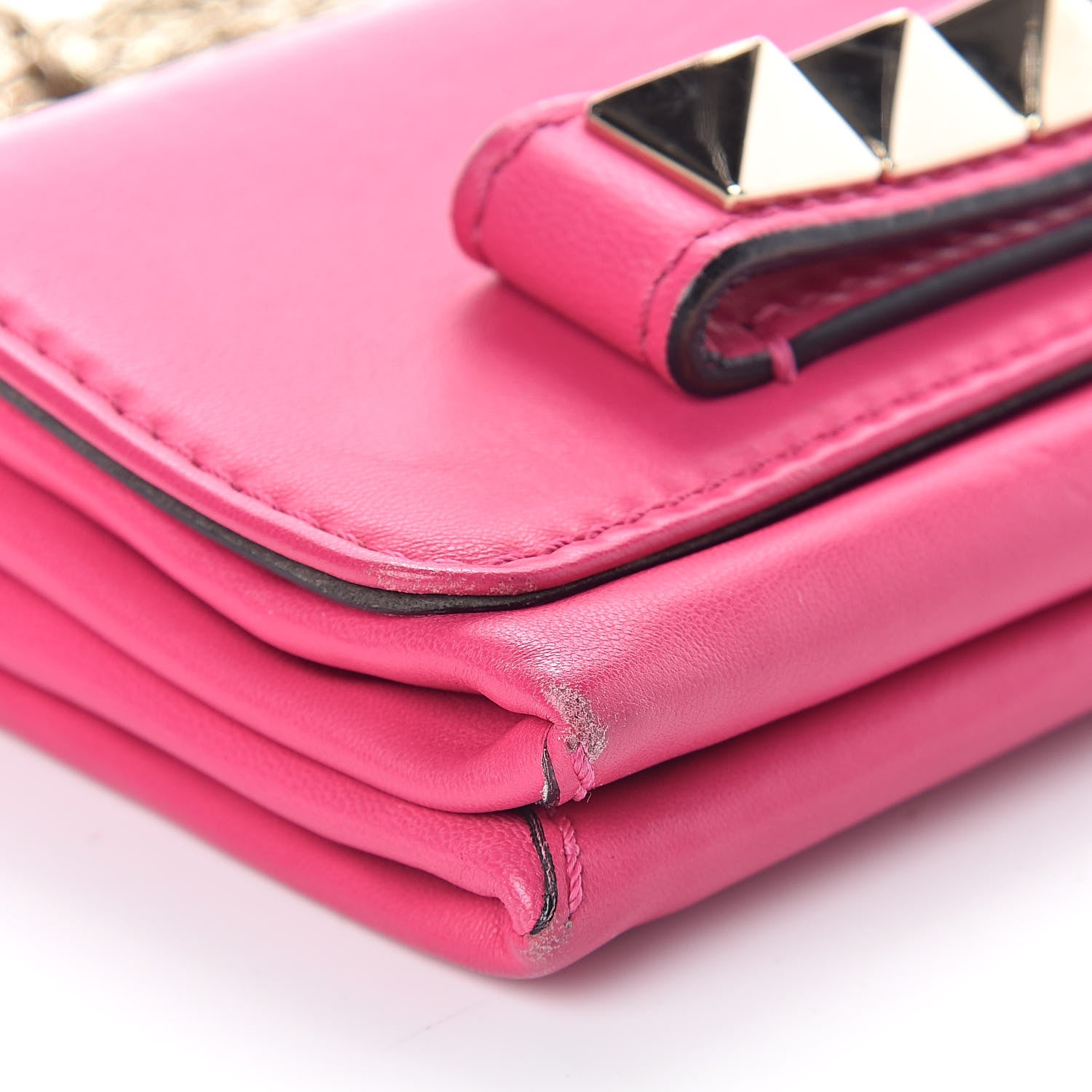 Valentino Garavani Nappa Mini Va Va Voom Shoulder Bag Pop Fuxia 7 of 8