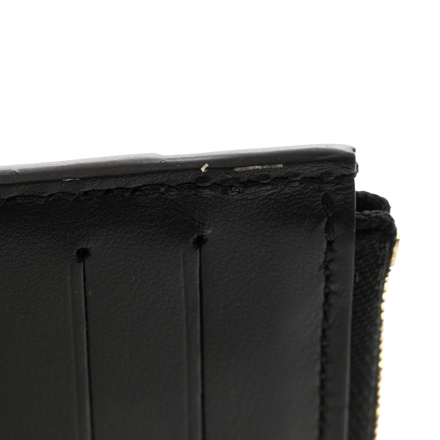 LOUIS VUITTON Monogram Slim Purse Black