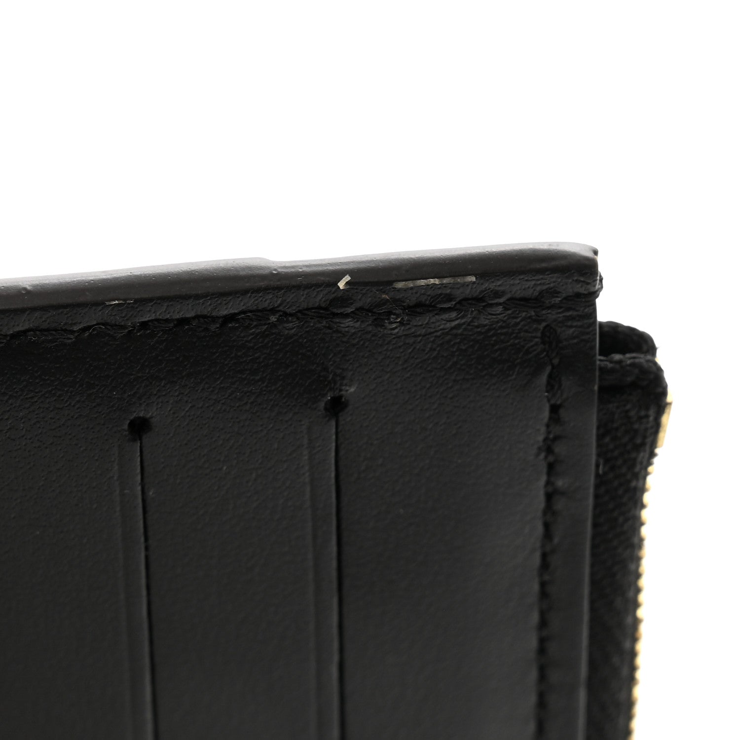 Louis Vuitton LOUIS VUITTON Monogram Slim Purse Black 8 of 8