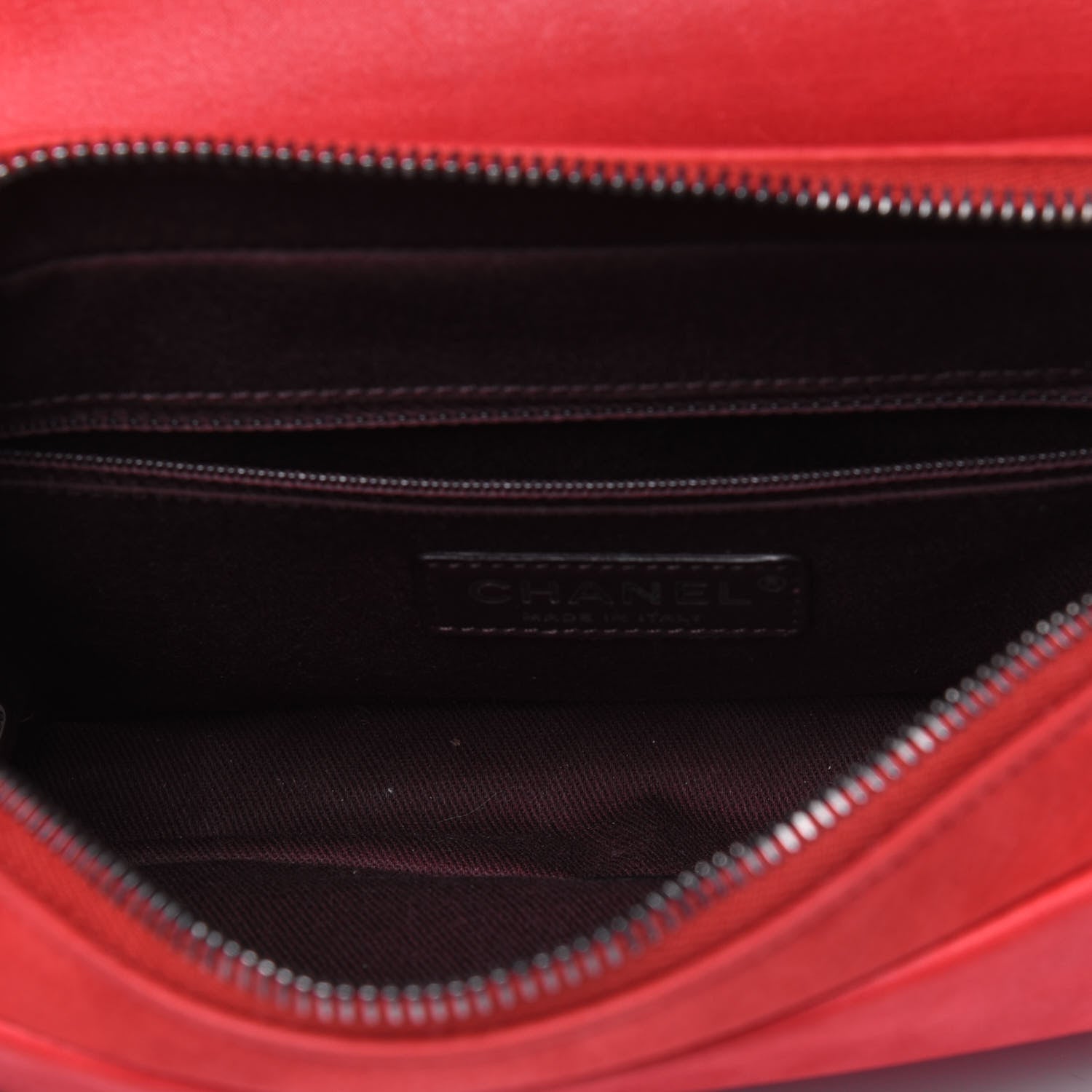 Chanel Glazed Calfskin Quilted Small Day Trip Flap Red 5 of 15