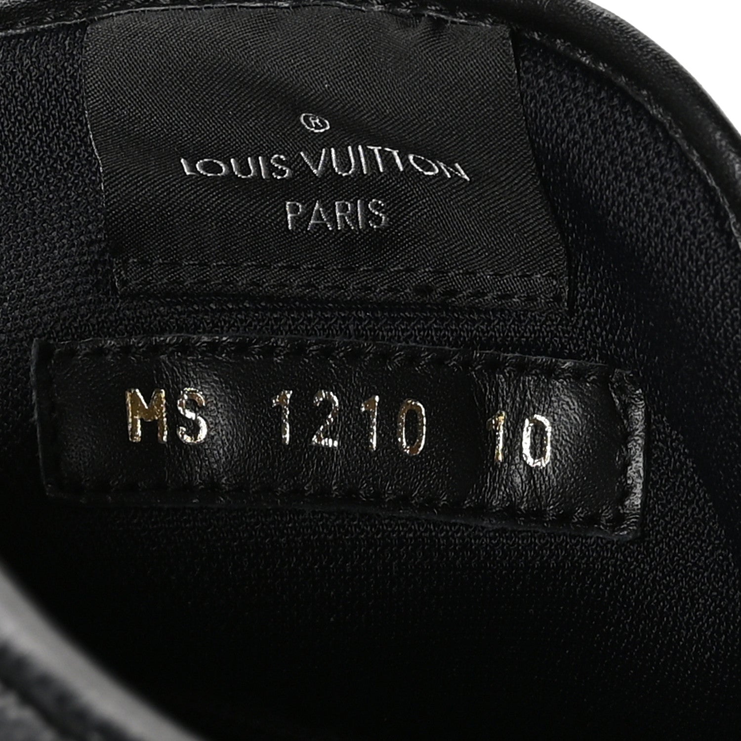 Louis Vuitton Calfskin Monogram Eclipse Mens Rivoli High Top Sneakers 10 Black Grey 8 of 8