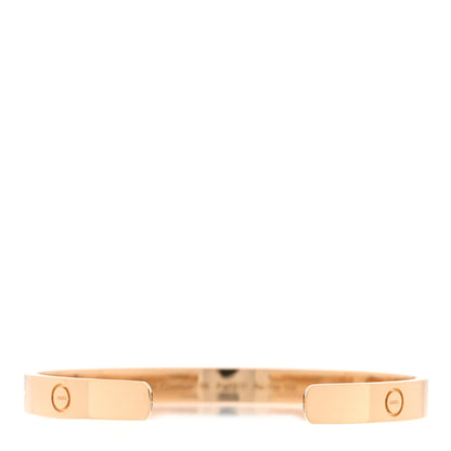 Cartier 18K Yellow Gold LOVE Cuff Bracelet 19 2 of 4