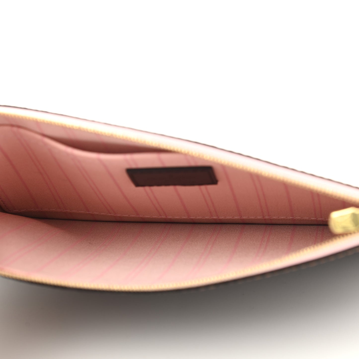 Damier Ebene Neverfull MM GM Pochette Rose Ballerine