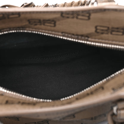 Balenciaga Coated Canvas BB Monogram Neo Cagole Handbag XS Beige Brown 5 of 11