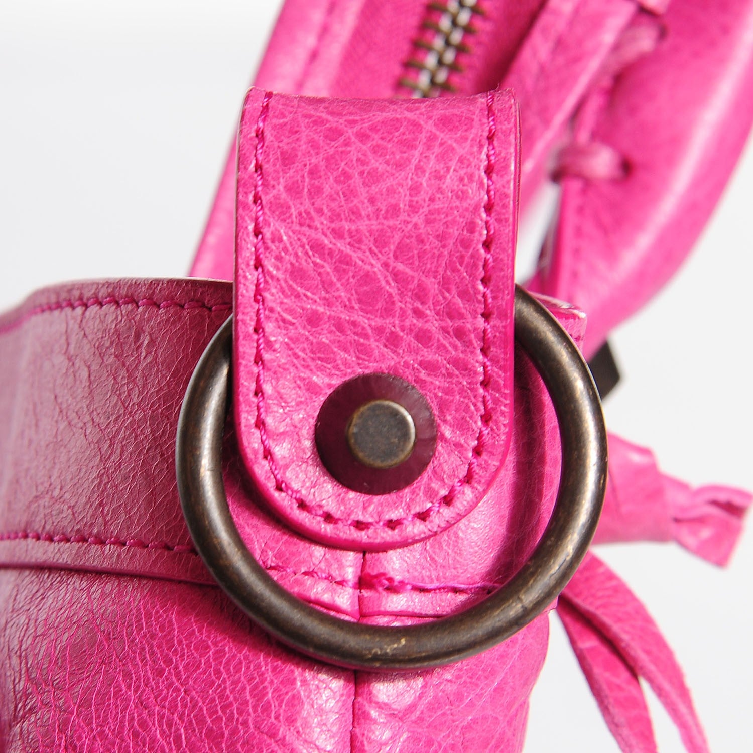 Balenciaga Agneau Classic Hardware Town Cyclamen Fucsia 12 of 15