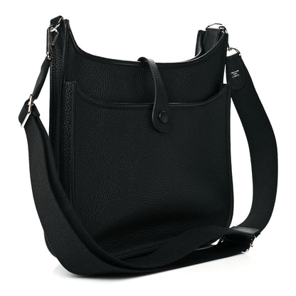Hermes Taurillon Clemence Evelyne III PM Black 3 of 11
