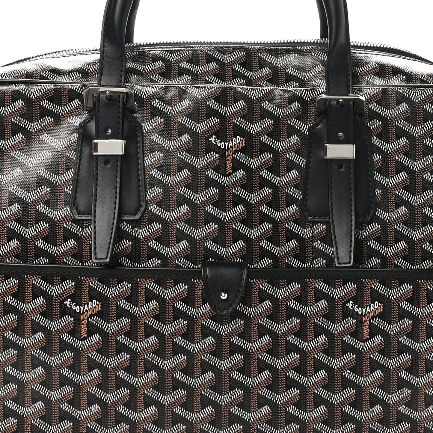 Goyardine Ambassade PM Briefcase Black