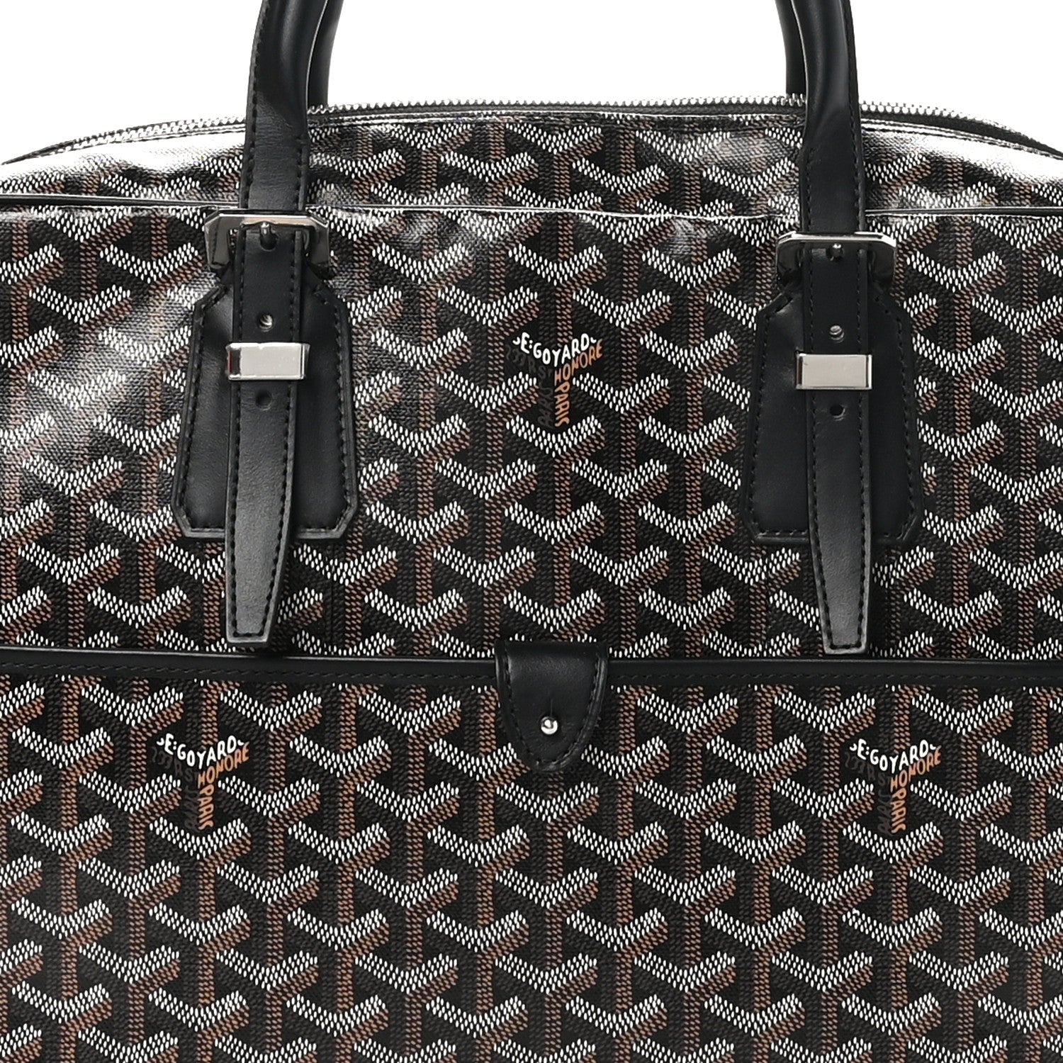 Goyard Goyardine Ambassade PM Briefcase Black 9 of 11