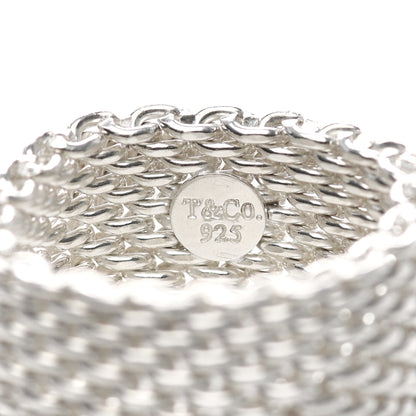 Tiffany Sterling Silver Somerset Mesh Ring 59 8.75 4 of 4