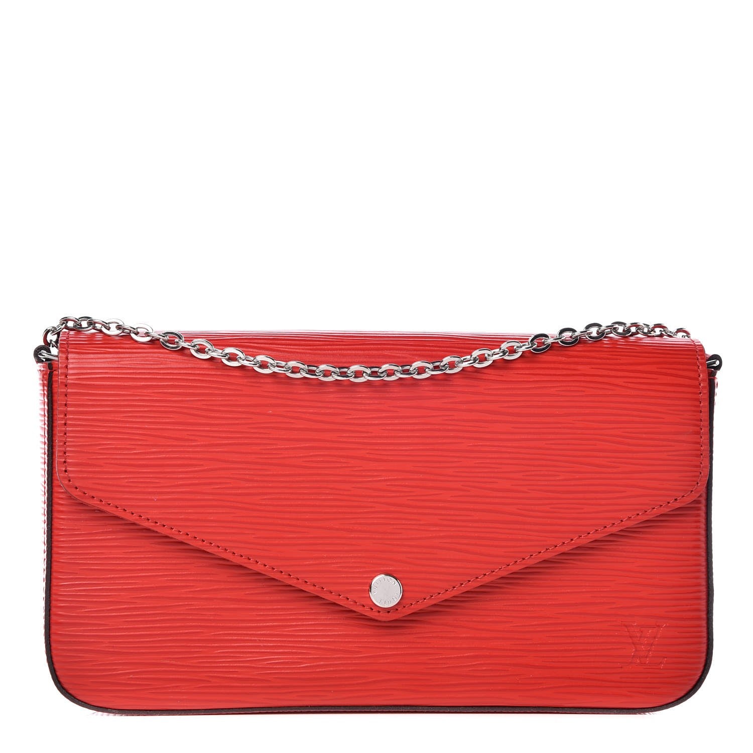 Louis Vuitton Epi Pochette Felicie Coquelicot 1 of 11