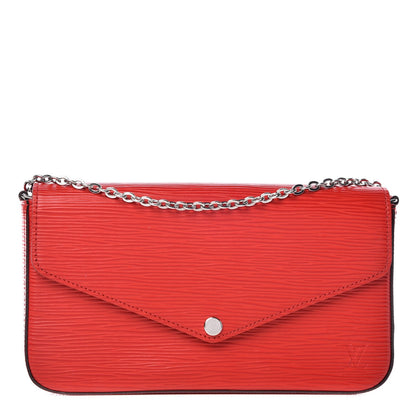 Louis Vuitton Epi Pochette Felicie Coquelicot 1 of 11