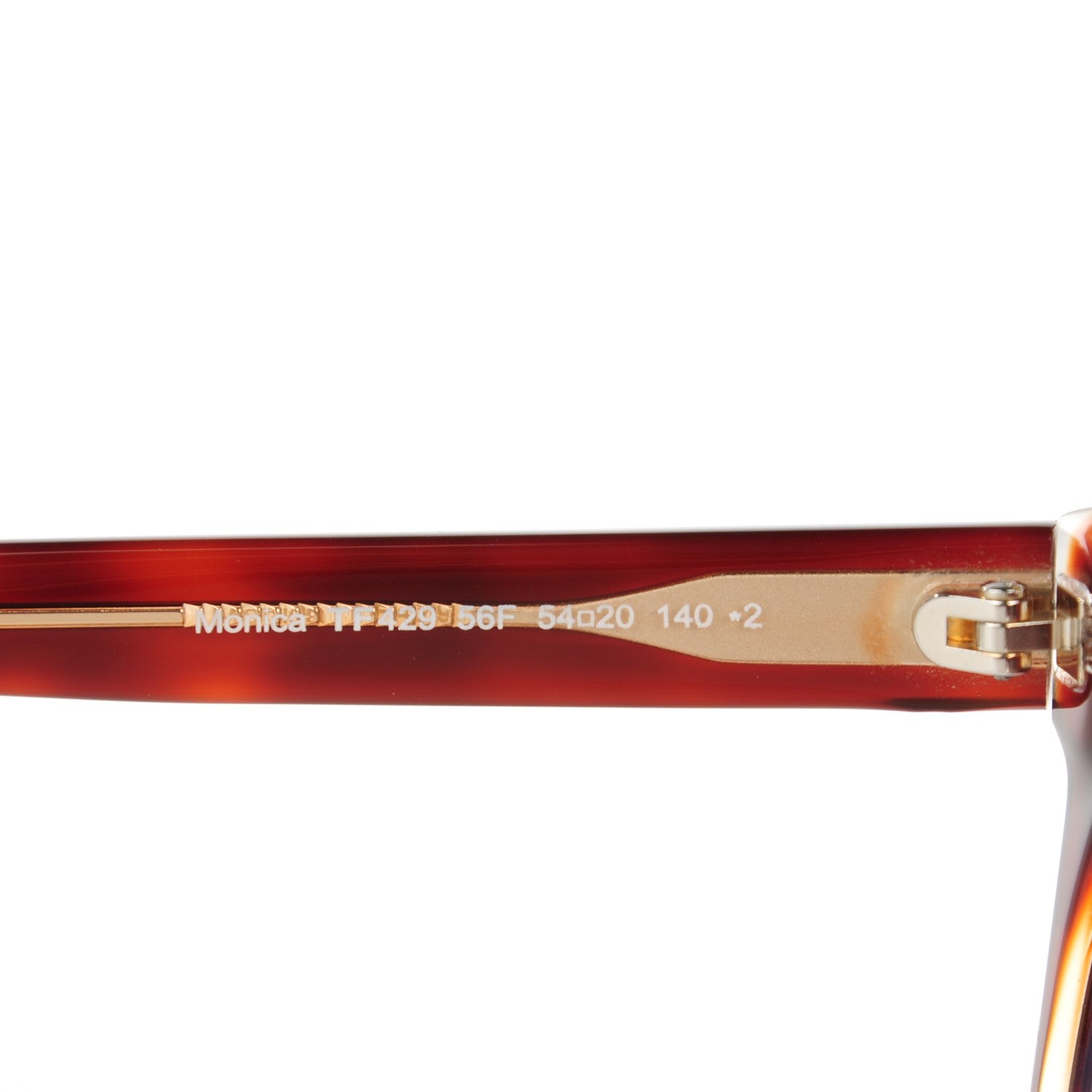 Tom Ford Monica Round Sunglasses TF429 Havana 4 of 7