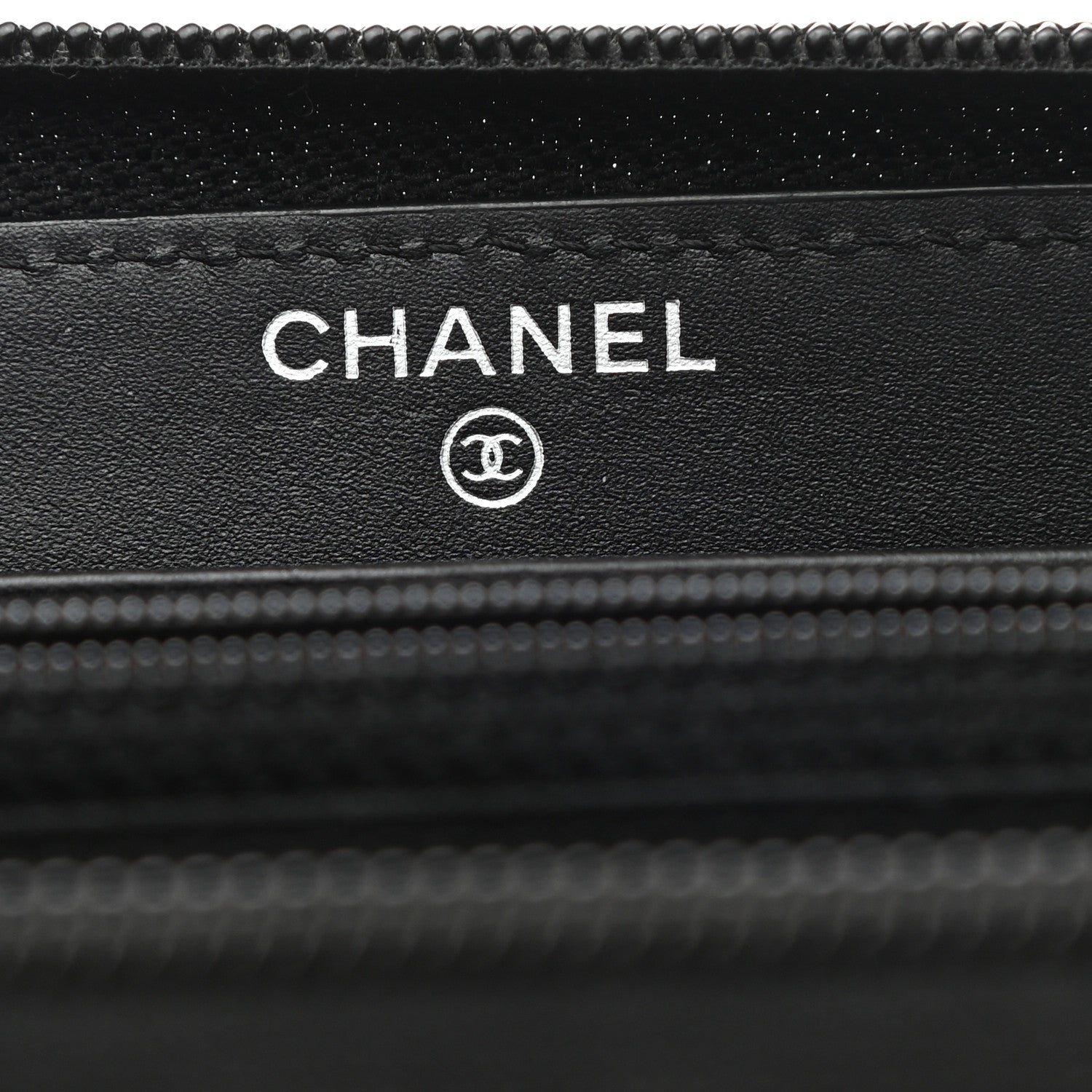 Chanel Caviar Large Timeless CC Zip Around Wallet Black 7 of 8