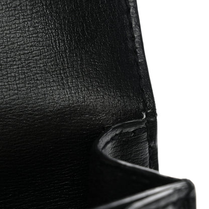 Saint Laurent Calfskin Medium Monogram Monochrome Sunset Black 13 of 15