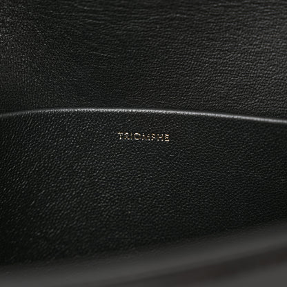 Celine Shiny Calfskin Triomphe Shoulder Bag Black 6 of 12