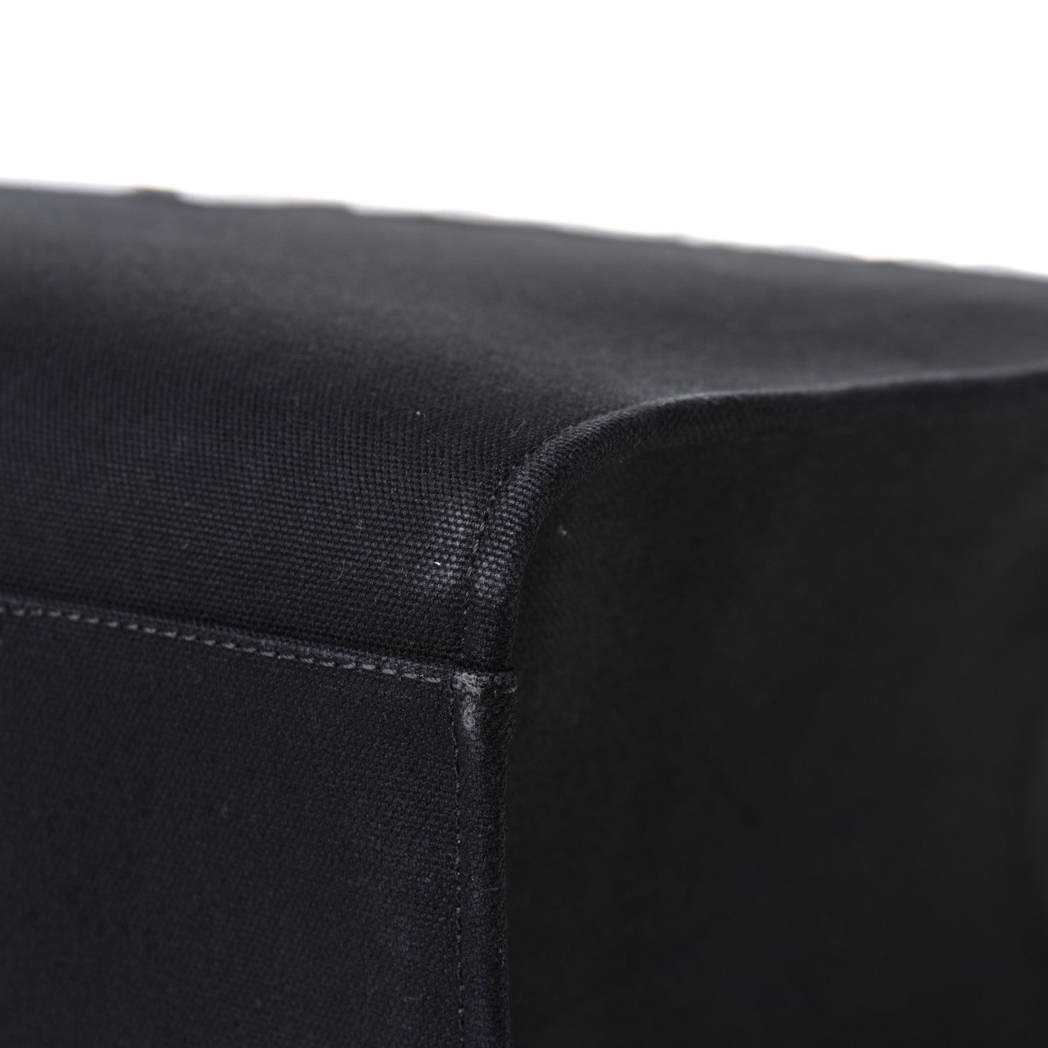 Versace Canvas Suppler Calfskin Cabas GV Signature Tote Black 9 of 13