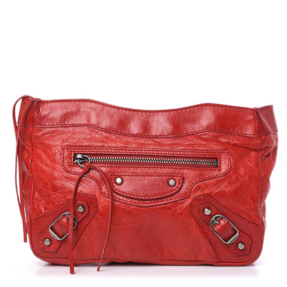 Balenciaga Chevre Porte Toilette Makeup Clutch True Red 1 of 13