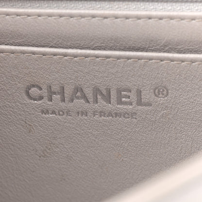 Chanel Lambskin Quilted Mini Rectangular Flap Grey 6 of 12