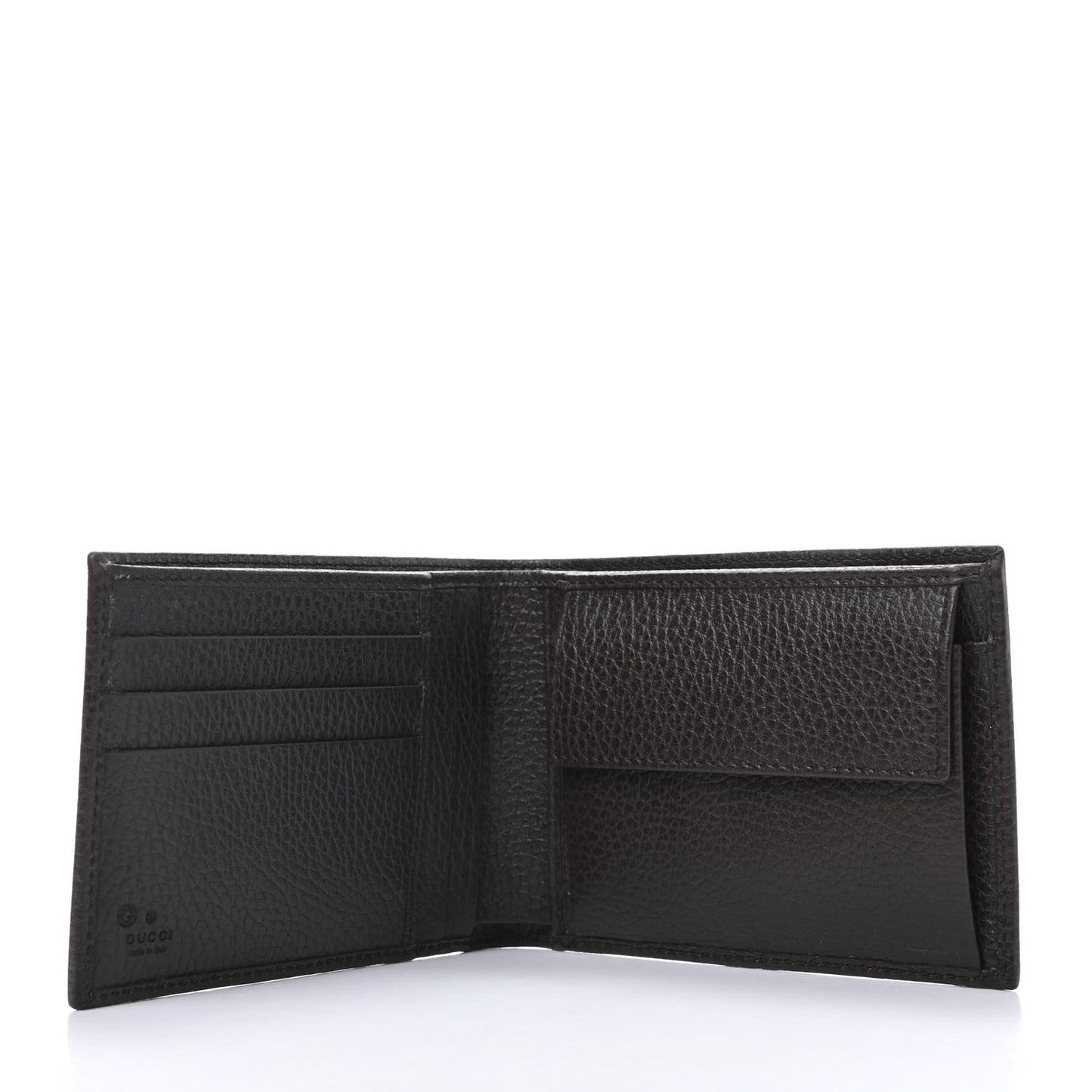 Monogram Bi-Fold Wallet Dark Brown