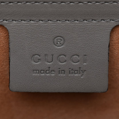 Gucci Calfskin Small Sylvie Shoulder Bag Deep Grey 6 of 14