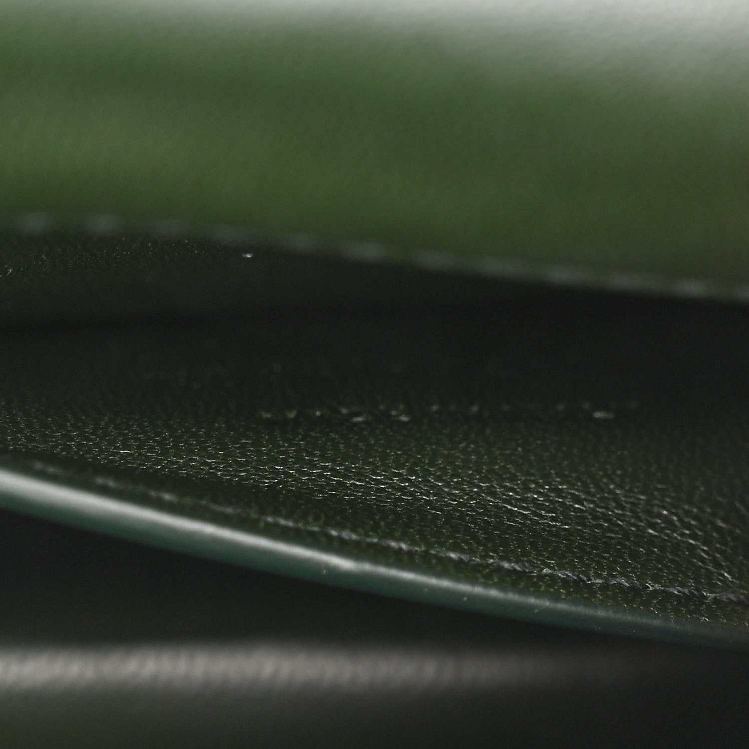 Saint Laurent Velvet Small Monogram Sunset Dark Green 7 of 11