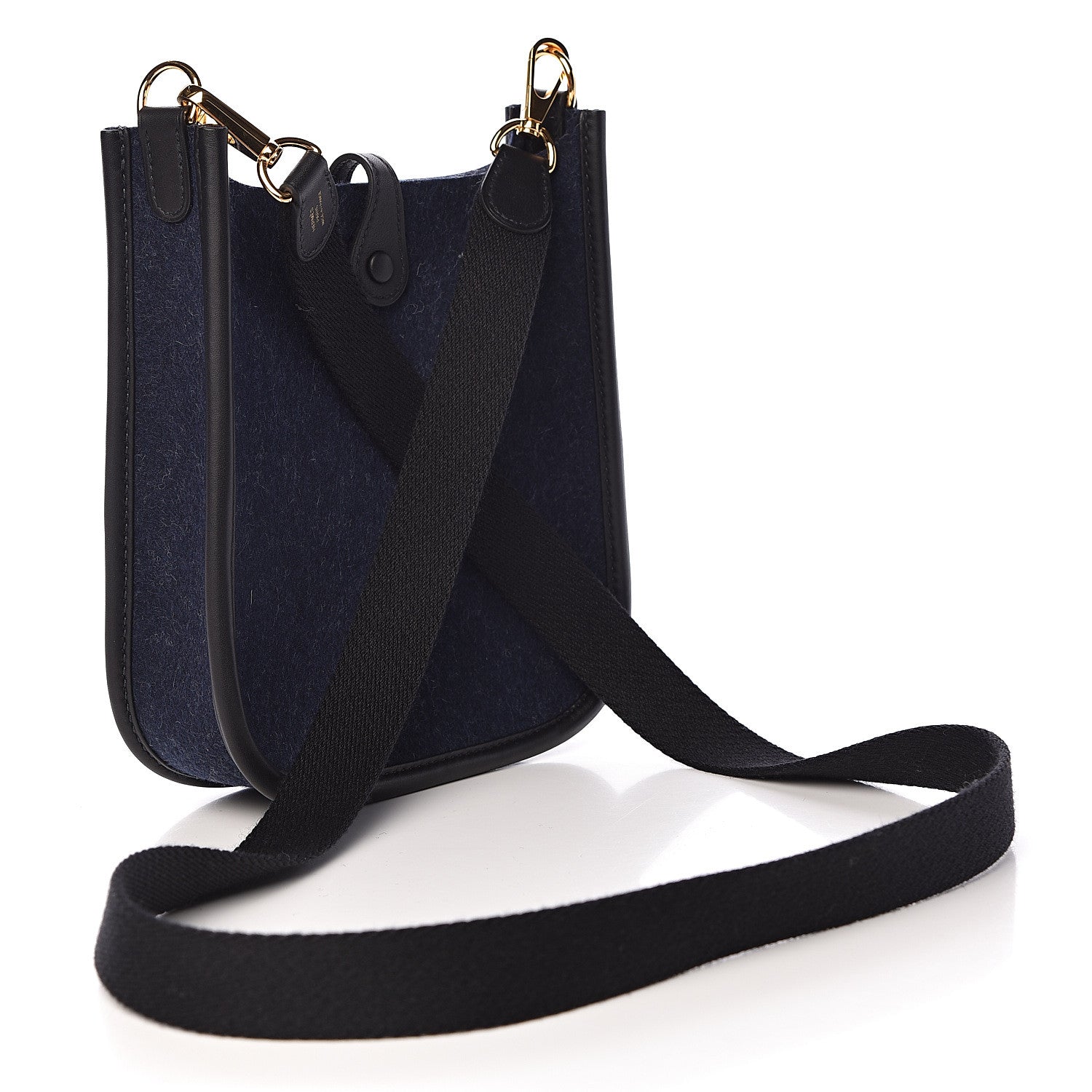 Hermes Feutre Swift Evelyne TPM Bleu Nuit Black 3 of 11