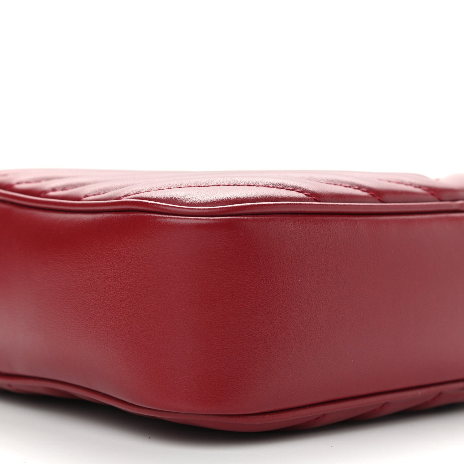 Saint Laurent Calfskin Matelasse Monogram Lou Camera Bag Rouge Eros 9 of 11
