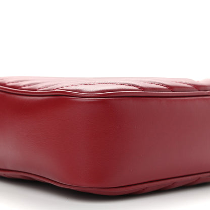 Saint Laurent Calfskin Matelasse Monogram Lou Camera Bag Rouge Eros 9 of 11